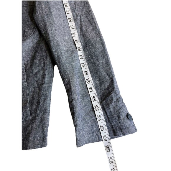 Jack Threads Sport Coat Mens 40R Gray Linen Cotton Blend Working Cuffs - Picture 9 of 11